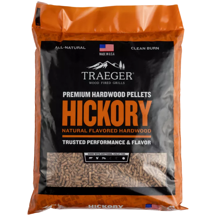 Traeger Hickory Pellets 9kg | BBQ Smoking Chips & Pellets NZ | Traeger NZ | Accessories, BBQ Accessories, Fuels, Pellets | Outdoor Concepts