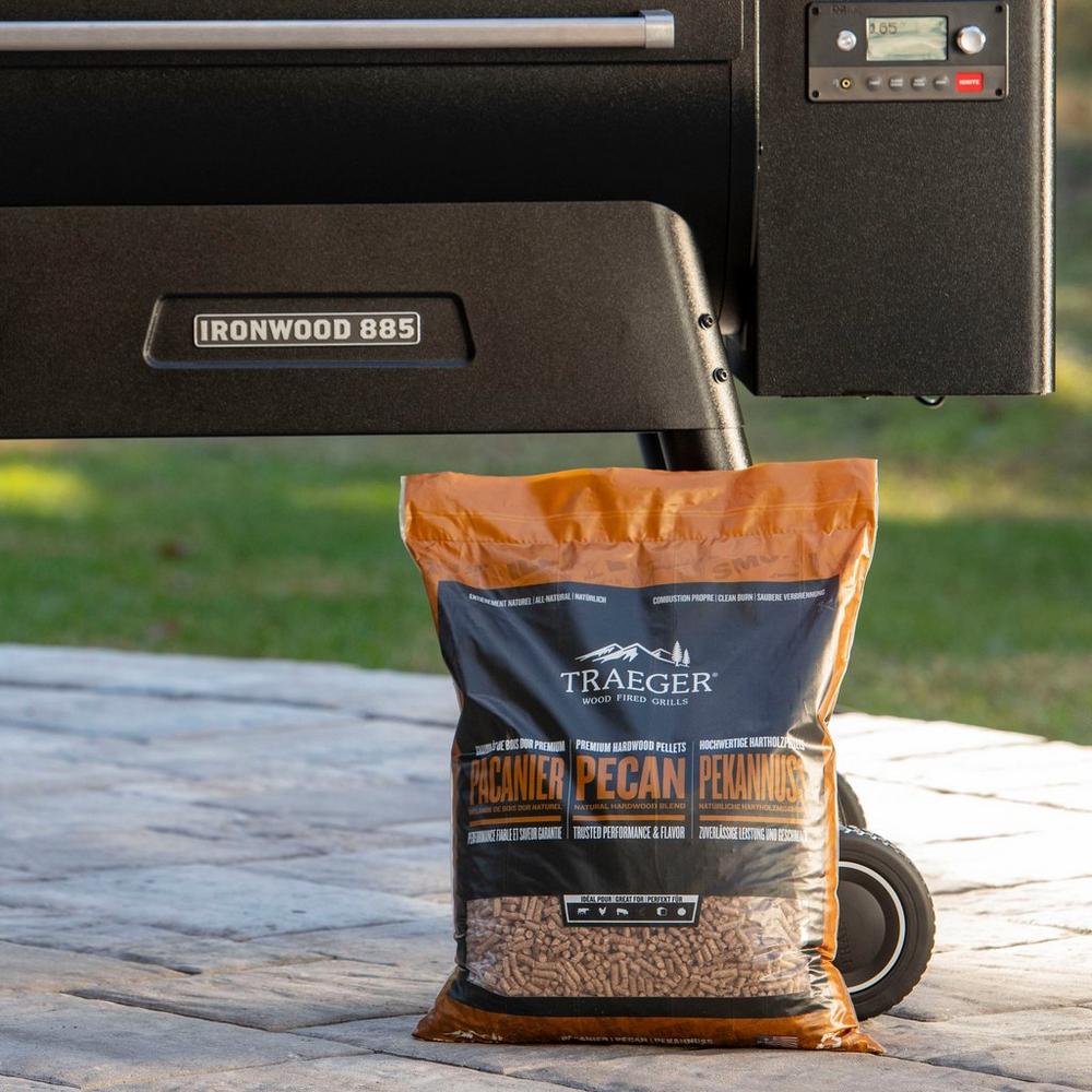 Traeger Pecan Pellets 9KG Wood Pellets for Smoker Outdoor Concepts