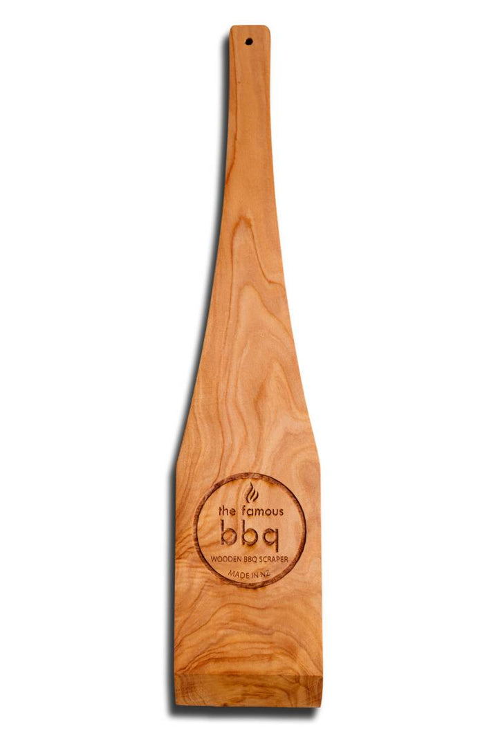 The Famous BBQ Wooden BBQ Scraper | BBQ Oven & Grill Cleaners NZ | The Famous BBQ NZ | Accessories, BBQ Accessories, BBQ Tools, cleaning | Outdoor Concepts