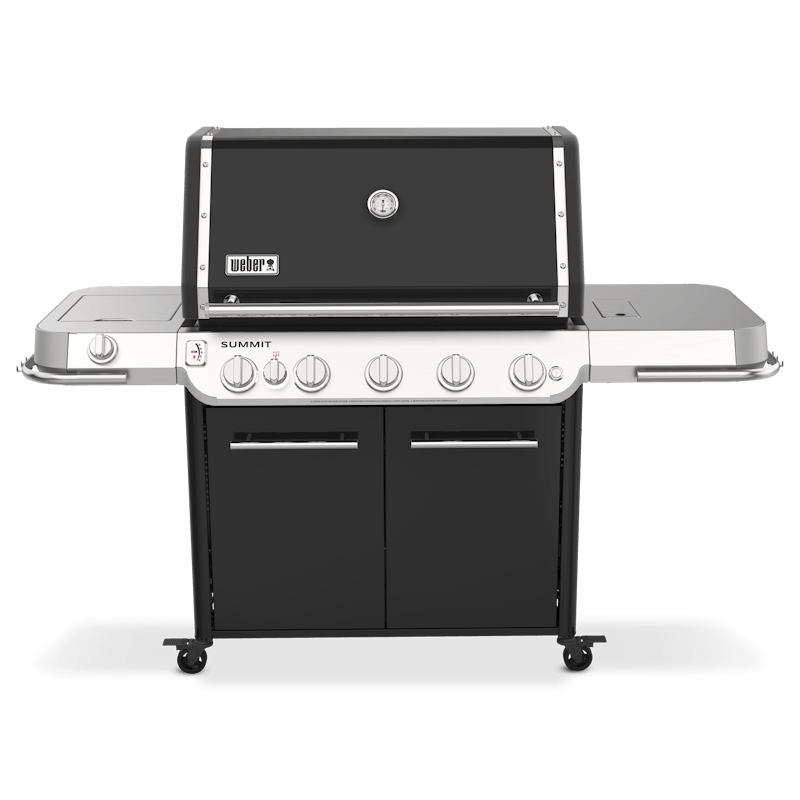 Summit® FS38 Gas Barbecue Black (LPG) | Gas BBQs NZ | Weber NZ | BBQ | Outdoor Concepts