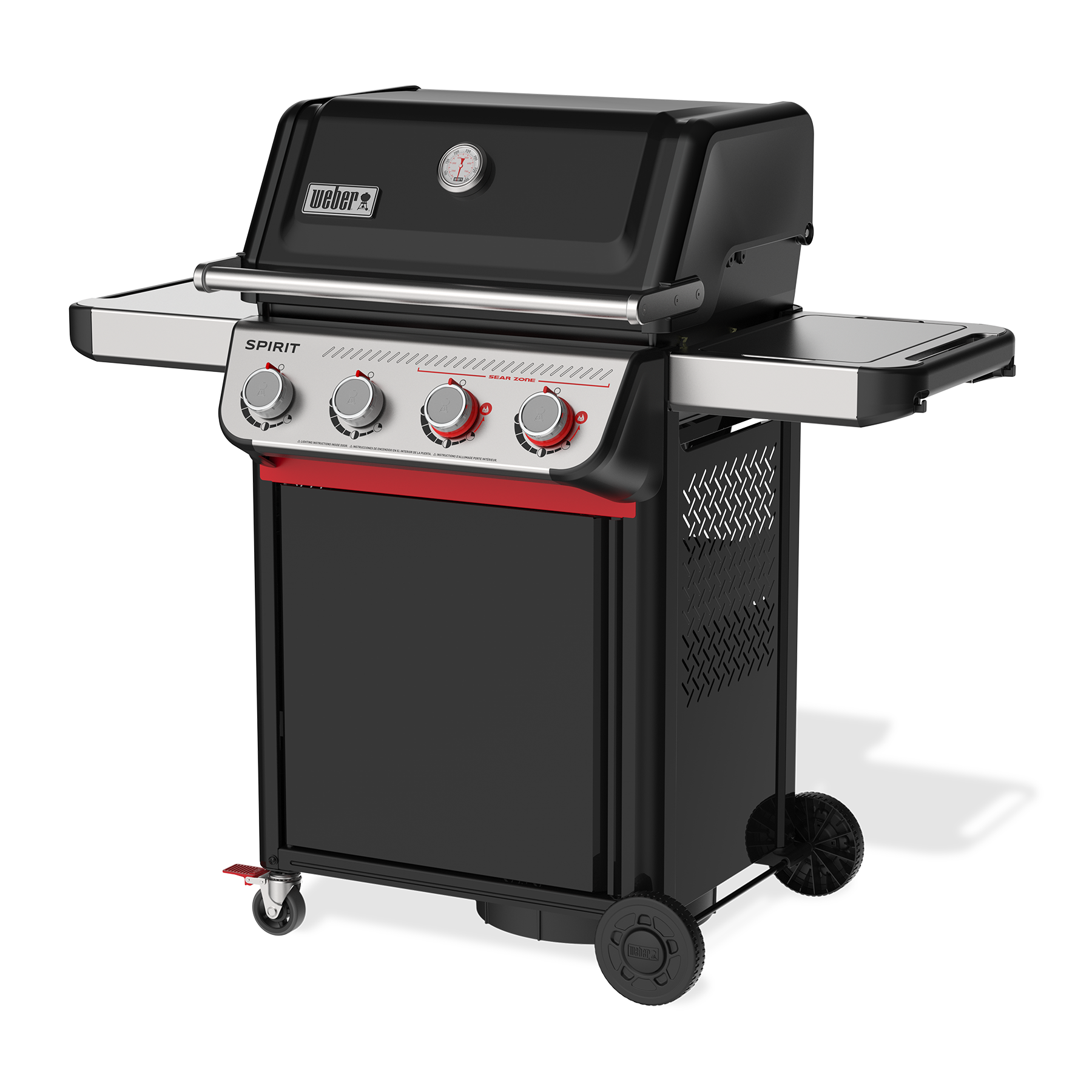 Weber® Spirit® E-425 4-Burner Gas Barbecue (LPG) | Gas BBQs NZ | Weber NZ | 3 Burners,BBQ,Gas,Gas BBQ | Outdoor Concepts