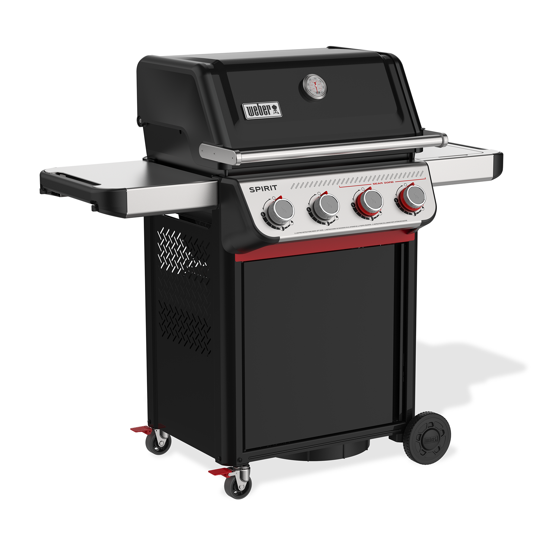 Weber® Spirit® E-425 4-Burner Gas Barbecue (LPG) | Gas BBQs NZ | Weber NZ | 3 Burners,BBQ,Gas,Gas BBQ | Outdoor Concepts