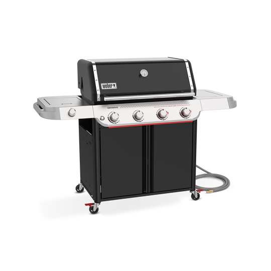Weber® Genesis® E-435 4-Burner Gas Barbecue (LPG) | Gas BBQs NZ | Weber NZ | 4-burner BBQ,Gas BBQ,LPG barbecue,outdoor grill,Sear Zone,Weber Crafted griddle,Weber Genesis E-435 | Outdoor Concepts