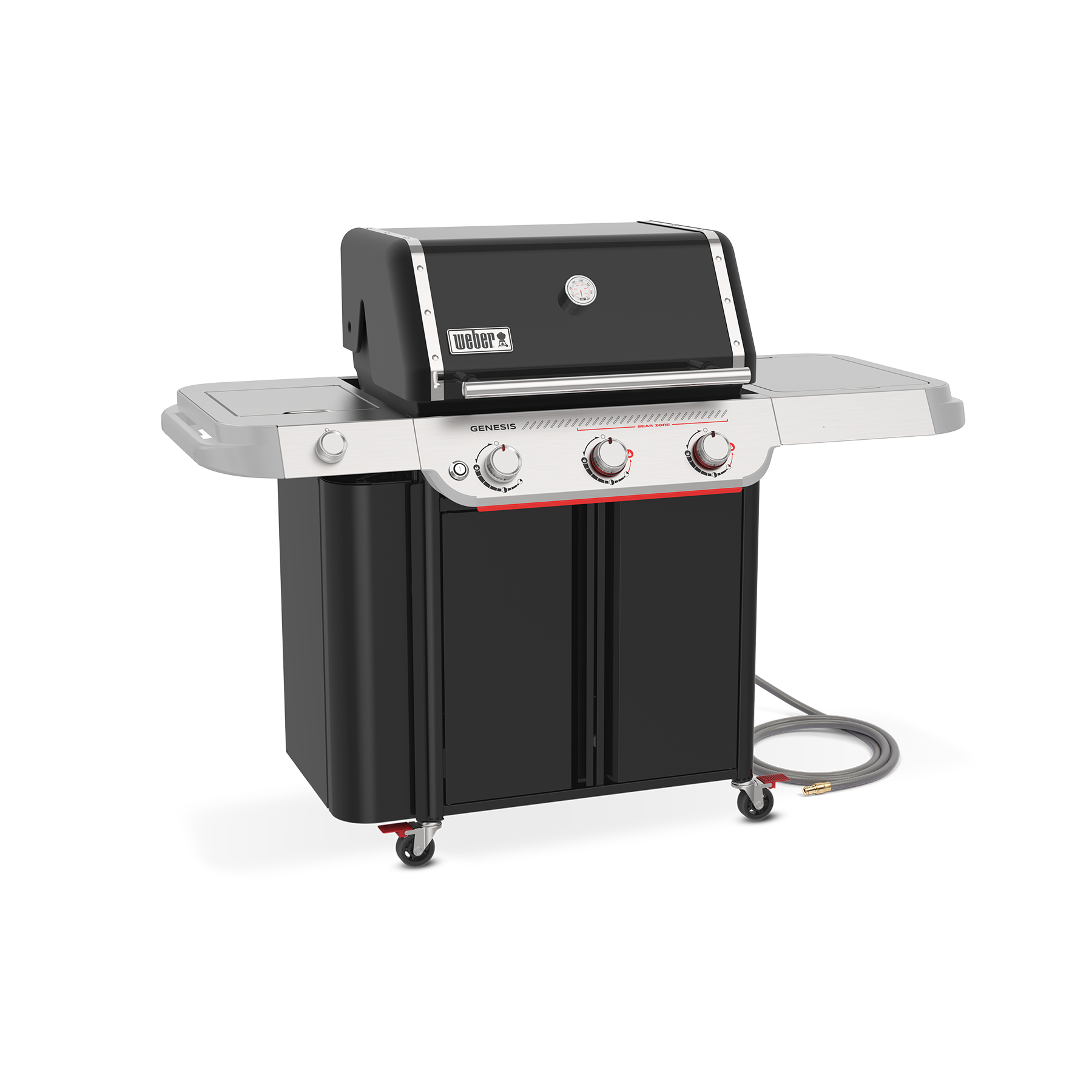 Weber® Genesis® EP-335 3-Burner Gas Barbecue (Natural Gas) | Gas BBQs NZ | Weber NZ | 3-burner barbecue,Gas BBQ,natural gas BBQ,outdoor grill,Sear Zone,Weber Crafted griddle,Weber Genesis EP-335 | Outdoor Concepts