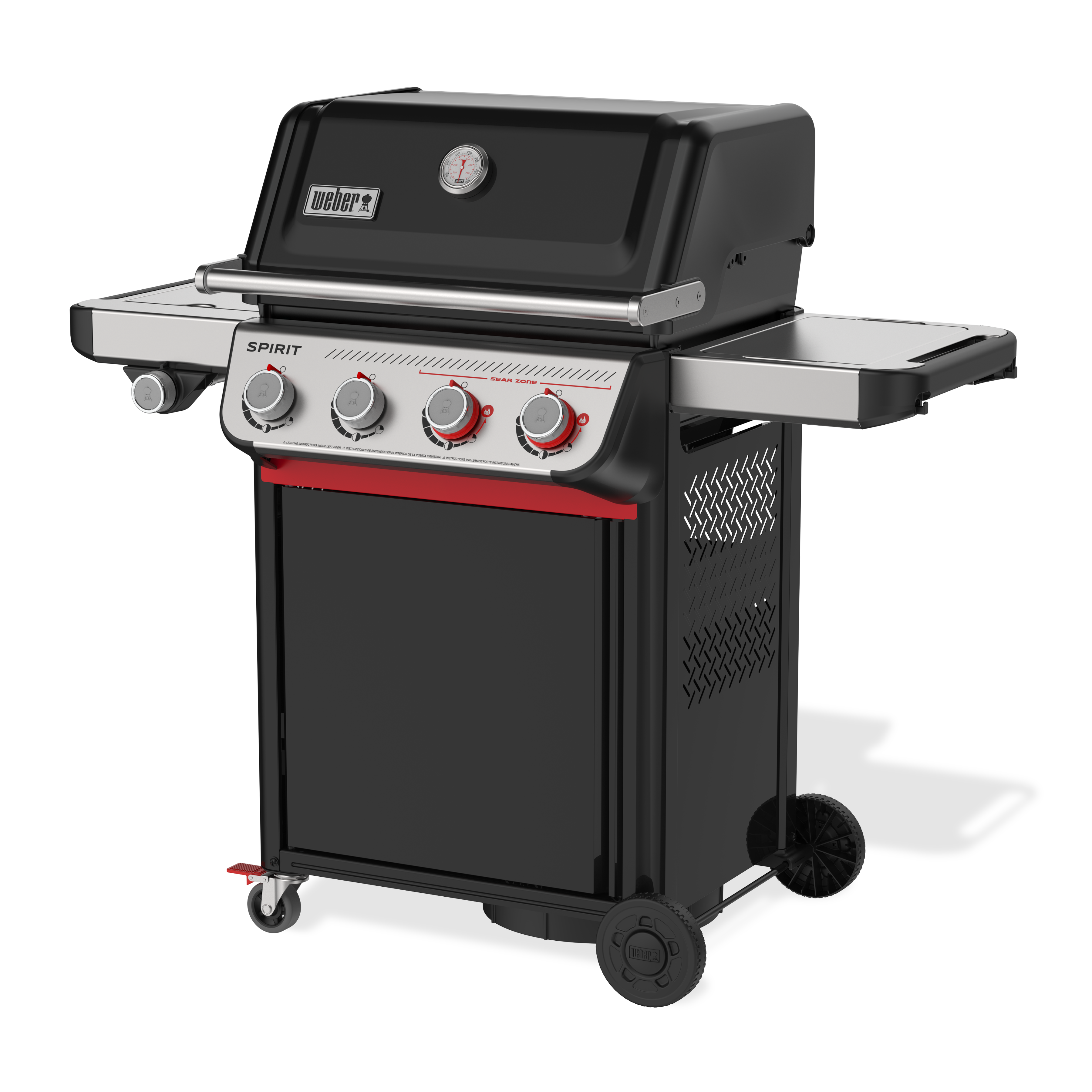Weber® Spirit® E-435 4-Burner Gas Barbecue (LPG) | Gas BBQs NZ | Weber NZ | 4 Burners,BBQ,Gas BBQ | Outdoor Concepts