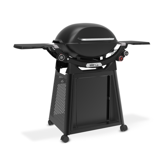 Weber Family Q+ Smart (QX3200N+) BBQ Midnight Black (LPG) | Gas BBQs NZ | Weber NZ | family BBQ,Gas BBQ,LPG gas barbecue,outdoor grill,Q Burner,QX3200N+,Weber Connect,Weber Family Q+ Smart,weber Q | Outdoor Concepts