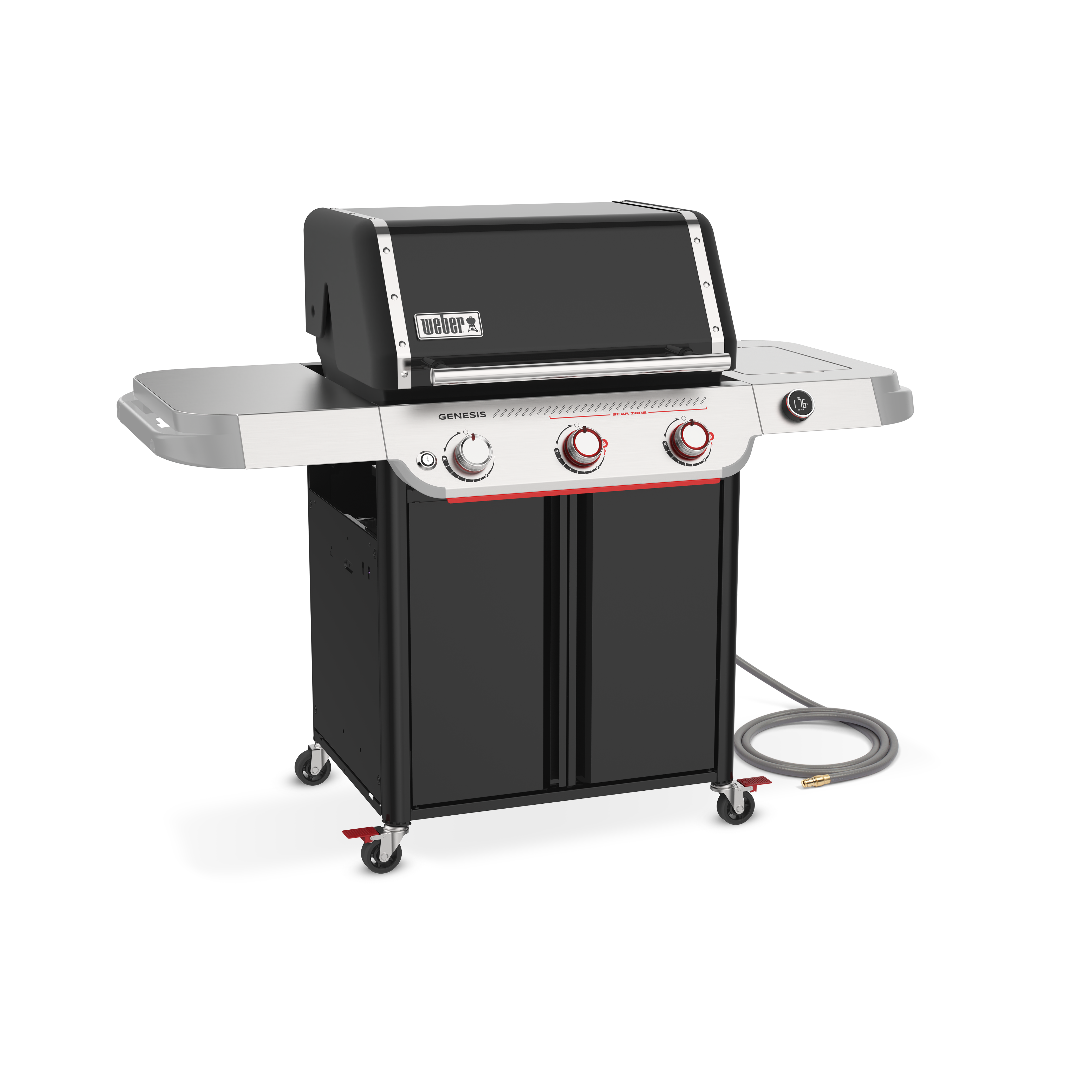 Weber® Genesis® Smart EX-325 3-Burner Gas Barbecue (Natural Gas) | Gas BBQs NZ | Weber NZ | 3-burner BBQ,Gas BBQ,natural gas barbecue,outdoor grill,Sear Zone,Weber Connect,Weber Crafted griddle,Weber Genesis Smart EX-325 | Outdoor Concepts