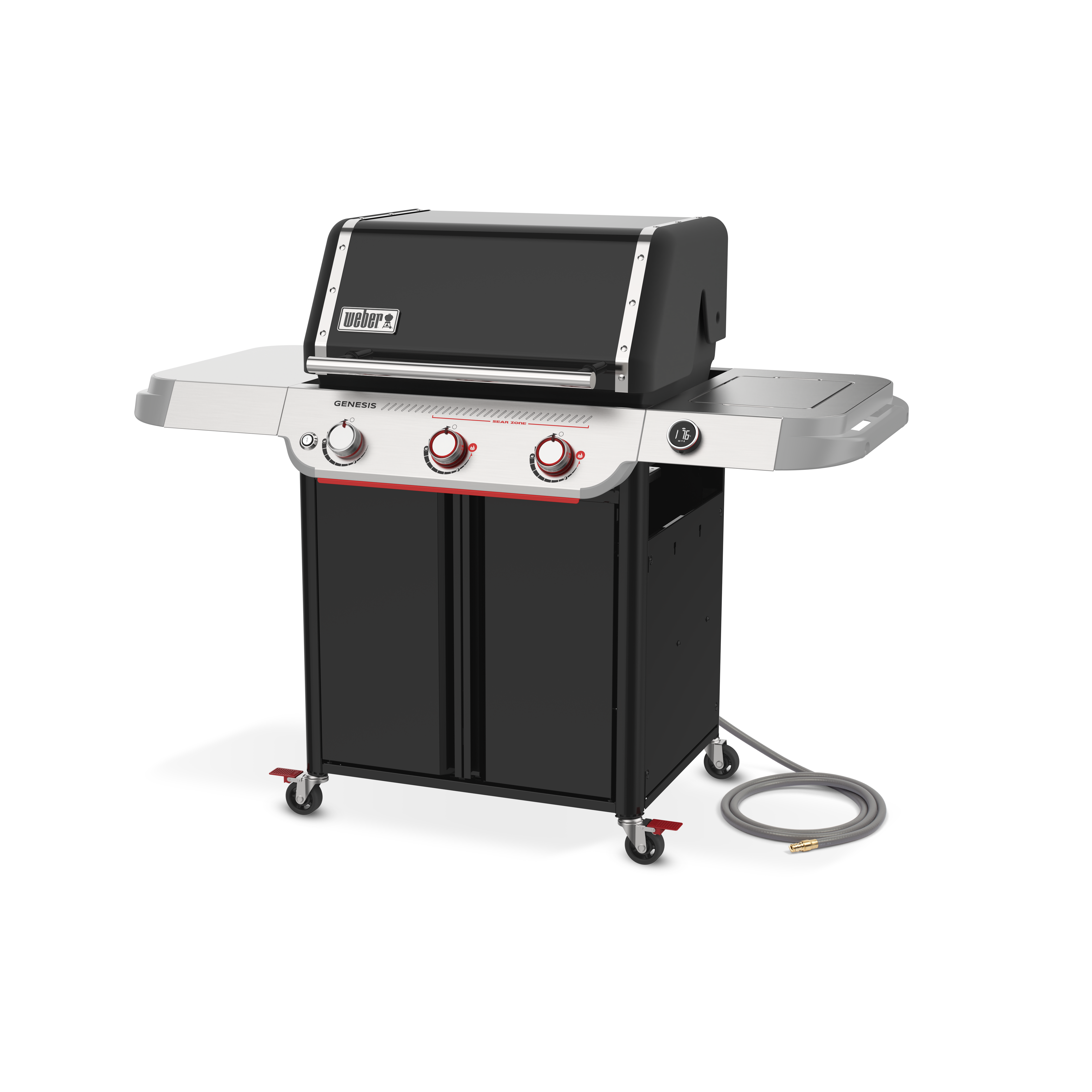 Weber® Genesis® Smart EX-325 3-Burner Gas Barbecue (Natural Gas) | Gas BBQs NZ | Weber NZ | 3-burner BBQ,Gas BBQ,natural gas barbecue,outdoor grill,Sear Zone,Weber Connect,Weber Crafted griddle,Weber Genesis Smart EX-325 | Outdoor Concepts