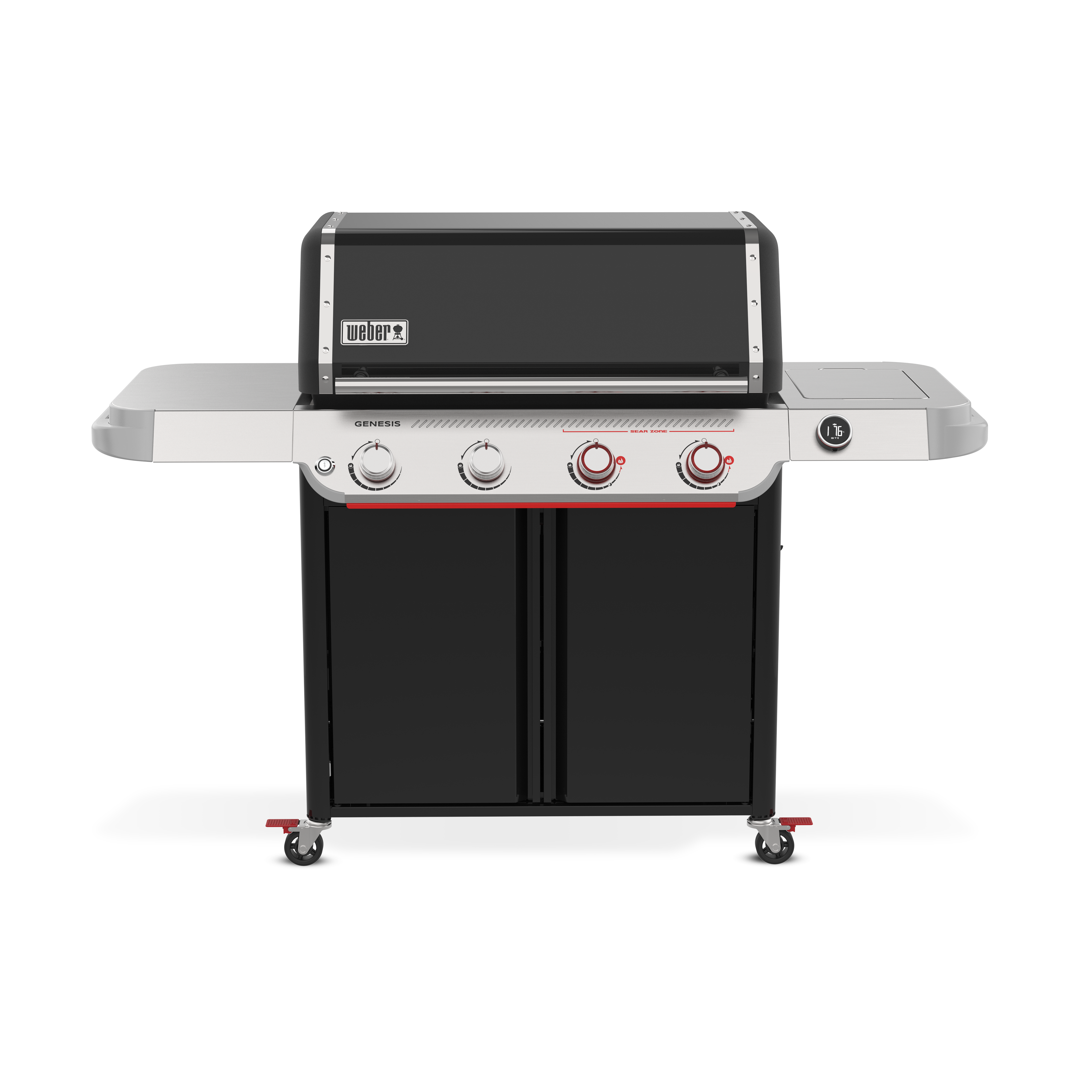 Weber® Genesis® Smart EX-425 4-Burner Gas Barbecue (LPG) | Gas BBQs NZ | Weber NZ | 4-burner gas barbecue,Gas BBQ,LPG BBQ,outdoor grill,Sear Zone,Weber Connect,Weber Crafted griddle,Weber Genesis Smart EX-425 | Outdoor Concepts