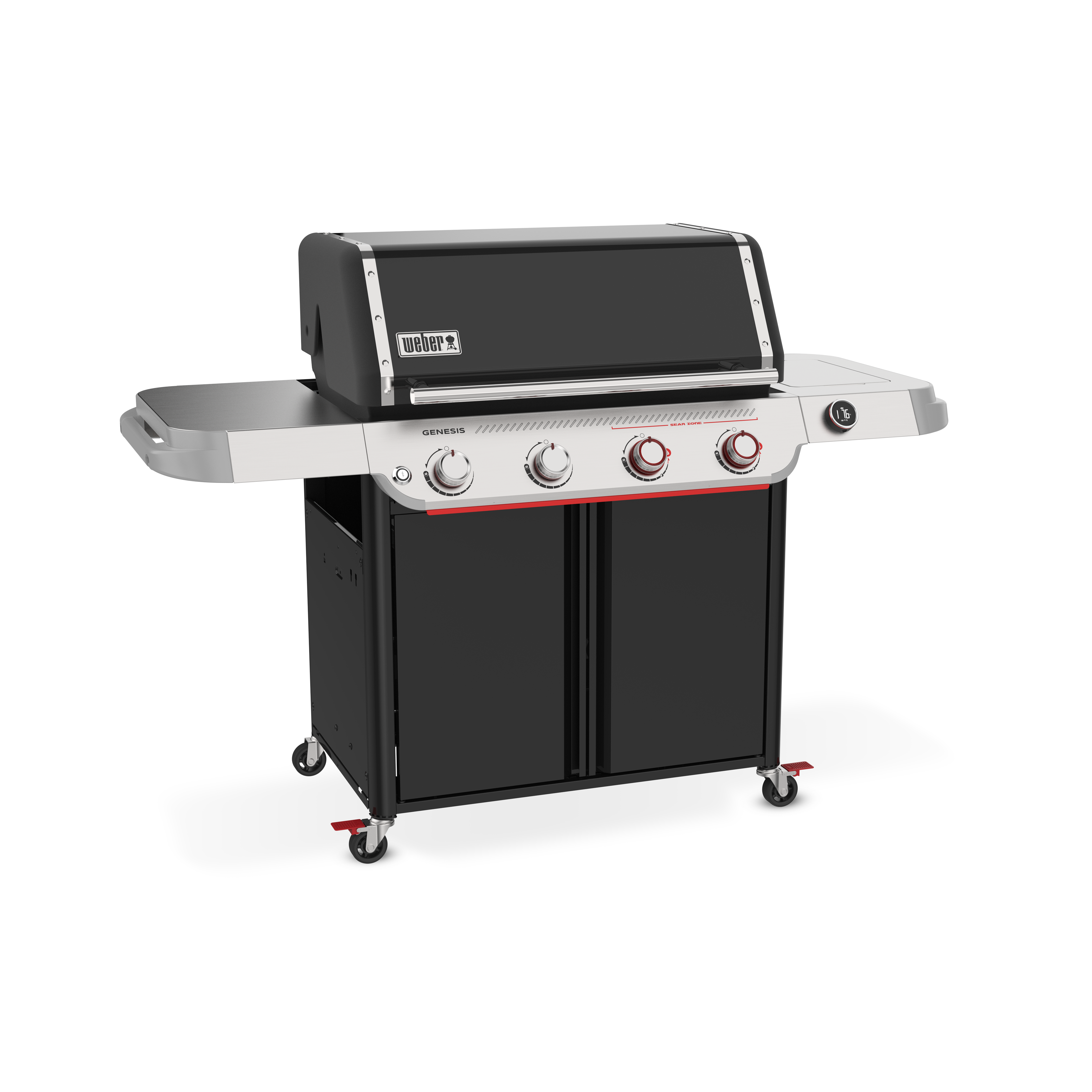 Weber® Genesis® Smart EX-425 4-Burner Gas Barbecue (LPG) | Gas BBQs NZ | Weber NZ | 4-burner gas barbecue,Gas BBQ,LPG BBQ,outdoor grill,Sear Zone,Weber Connect,Weber Crafted griddle,Weber Genesis Smart EX-425 | Outdoor Concepts