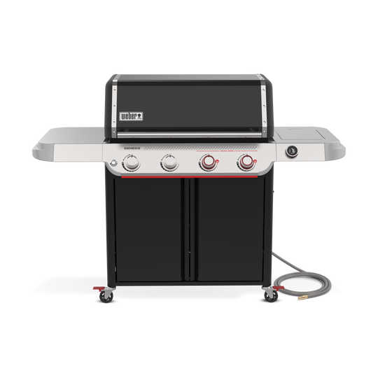 Weber® Genesis® Smart EX-425 4-Burner Gas Barbecue (Natural Gas) | Gas BBQs NZ | Weber NZ | 4-burner natural gas BBQ,Gas BBQ,outdoor grill,Sear Zone BBQ,Weber Crafted griddle,Weber gas barbecue,Weber Genesis,Weber Genesis Smart EX-425,Wi-Fi BBQ thermometer | Outdoor Concepts