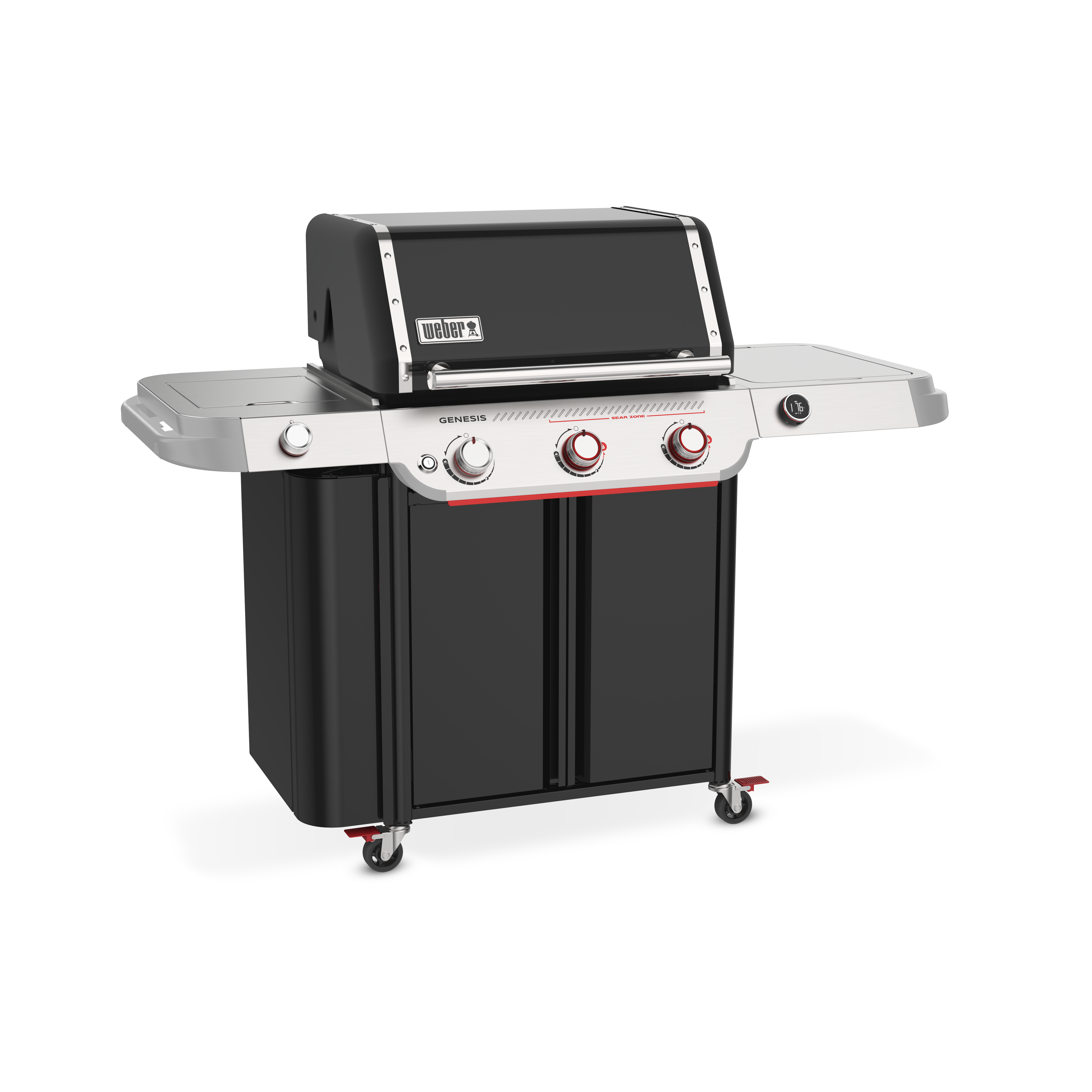 Weber® Genesis® Smart EPX-335 3-Burner Gas Barbecue (LPG) | Gas BBQs NZ | Weber NZ | 3-burner gas BBQ,Gas BBQ,LPG barbecue,outdoor gas grill,Sear Zone barbecue,Weber Connect BBQ,Weber Crafted griddle,Weber Genesis Smart EPX-335 | Outdoor Concepts
