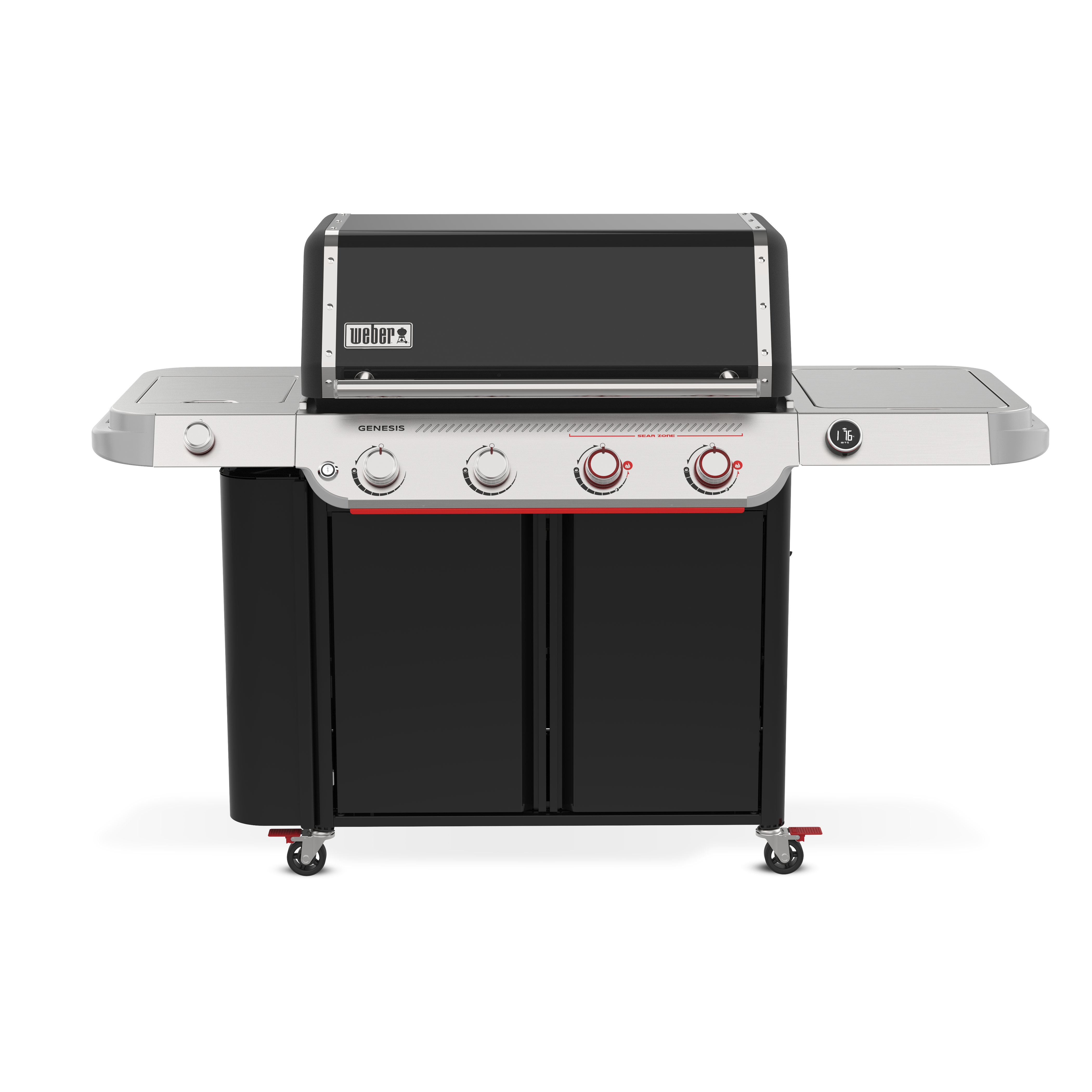 Weber® Genesis® Smart EPX-435 4-Burner Gas Barbecue (LPG) | Gas BBQs NZ | Weber NZ | 4-burner LPG BBQ,Gas BBQ,Sear Zone BBQ,Weber Crafted griddle,Weber gas barbecue,Weber Genesis Smart EPX-435,Wi-Fi BBQ thermometer | Outdoor Concepts