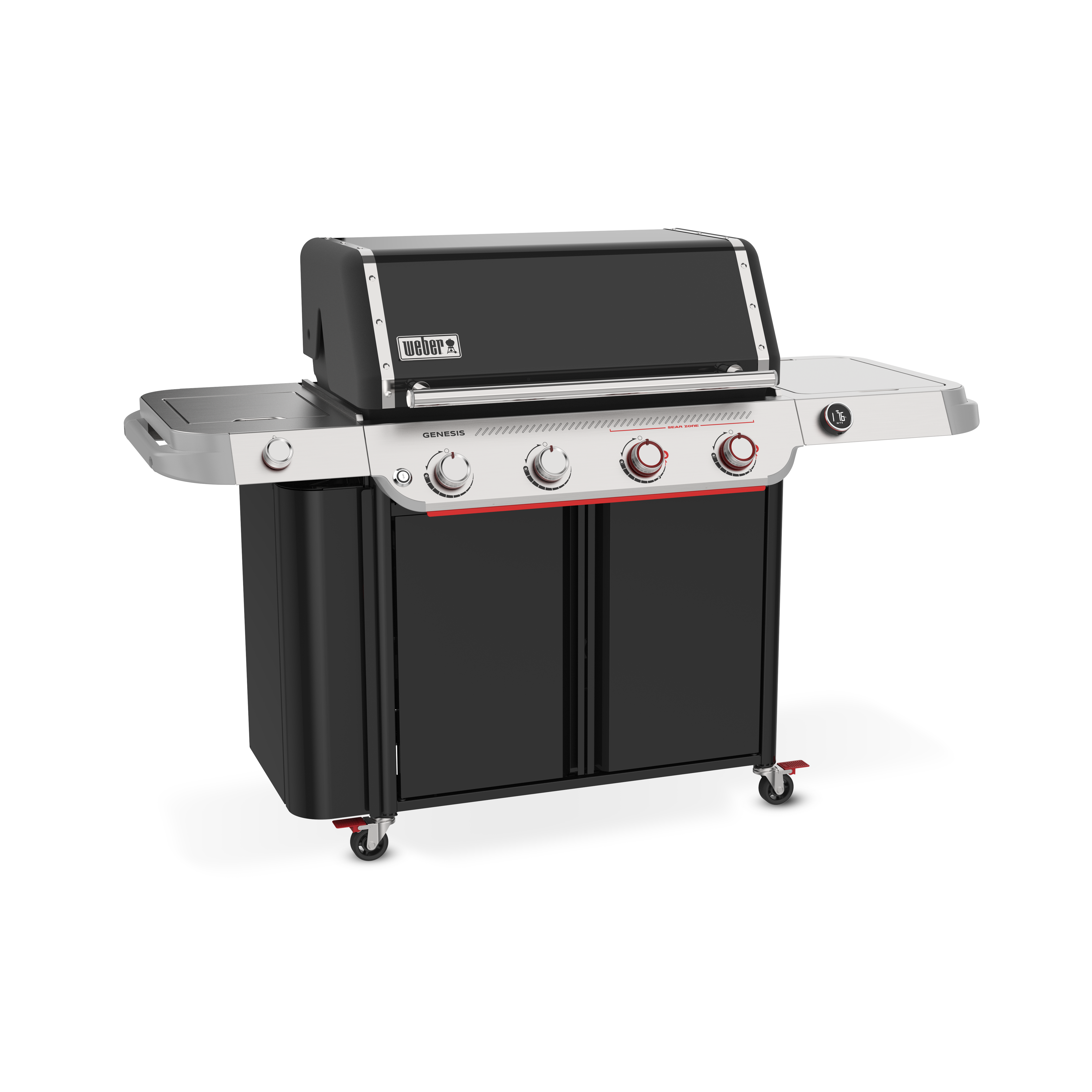 Weber® Genesis® Smart EPX-435 4-Burner Gas Barbecue (LPG) | Gas BBQs NZ | Weber NZ | 4-burner LPG BBQ,Gas BBQ,Sear Zone BBQ,Weber Crafted griddle,Weber gas barbecue,Weber Genesis Smart EPX-435,Wi-Fi BBQ thermometer | Outdoor Concepts