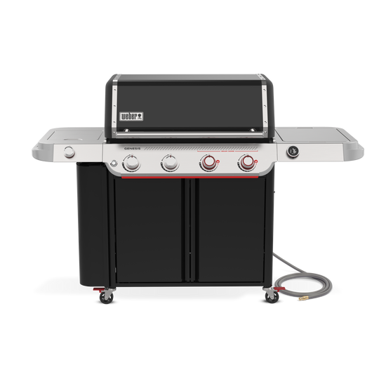 Weber® Genesis® Smart EPX-435 4-Burner Gas Barbecue (Natural Gas) | Gas BBQs NZ | Weber NZ | 4-burner natural gas BBQ,Gas BBQ,outdoor gas grill,Sear Zone BBQ,Weber barbecue,Weber Crafted griddle,Weber Genesis Smart EPX-435,Wi-Fi BBQ thermometer | Outdoor Concepts