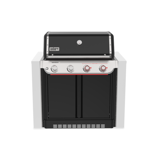 Weber® Genesis® E-460 Built-In Gas Barbecue | Gas BBQs NZ | Weber NZ | Built-In BBQ,built-in gas BBQ,four burner BBQ,Gas BBQ,LPG barbecue,natural gas barbecue,outdoor kitchen barbecue,Weber Crafted griddle,Weber Genesis E-460 | Outdoor Concepts