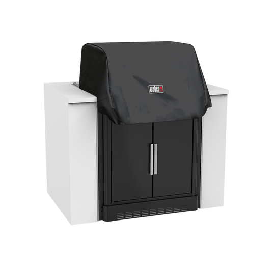 Weber Genesis E-460 Built-In Cover | BBQ Covers NZ | Weber NZ | 4-burner gas BBQ cover,Accessories,BBQ Accessories,built-in BBQ cover,Covers,outdoor grill cover,UV resistant BBQ cover,Weber BBQ cover,Weber Genesis 460 cover | Outdoor Concepts