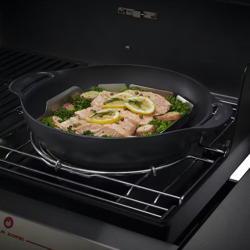 Weber Crafted Wok & Steamer | BBQ Skillets & Frying Pans NZ | Weber NZ | Accessories,BBQ Accessories,cooking surface | Outdoor Concepts