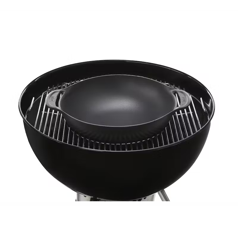 Weber Crafted Wok & Steamer | BBQ Skillets & Frying Pans NZ | Weber NZ | Accessories,BBQ Accessories,cooking surface | Outdoor Concepts