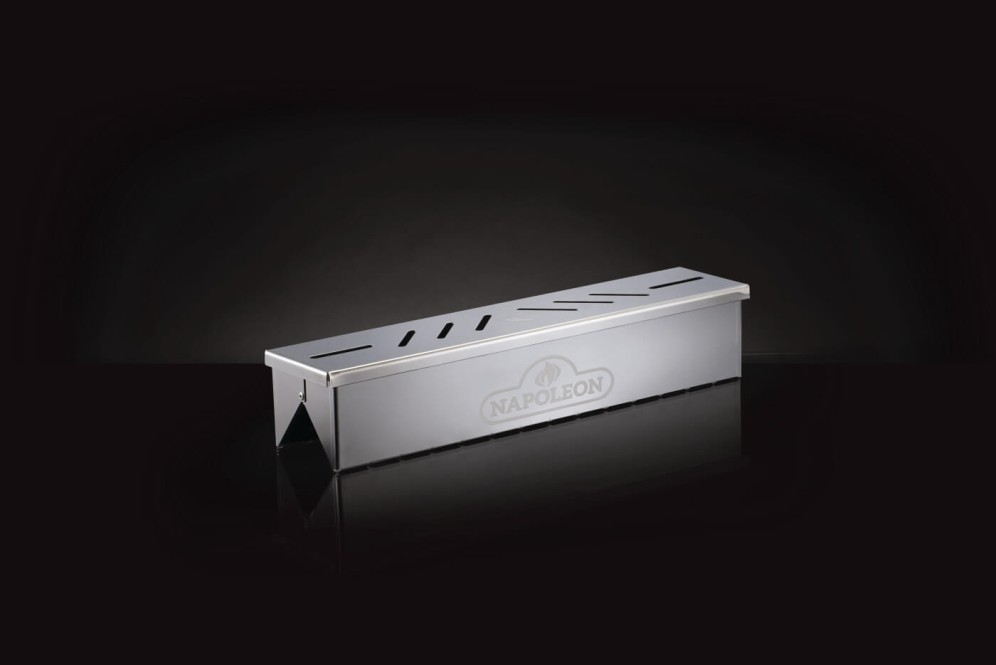 Napoleon Stainless Steel Smoker Box | BBQ Accessories NZ | Napoleon NZ | BBQ Accessories,gas grill smoker box,Napoleon smoker box,Rogue smoker box,stainless steel smoker box,wood chip smoker box | Outdoor Concepts