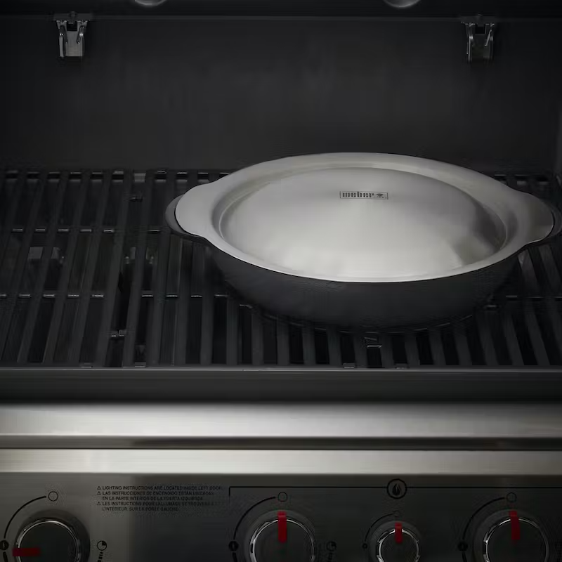 Weber Crafted Wok & Steamer | BBQ Skillets & Frying Pans NZ | Weber NZ | Accessories,BBQ Accessories,cooking surface | Outdoor Concepts