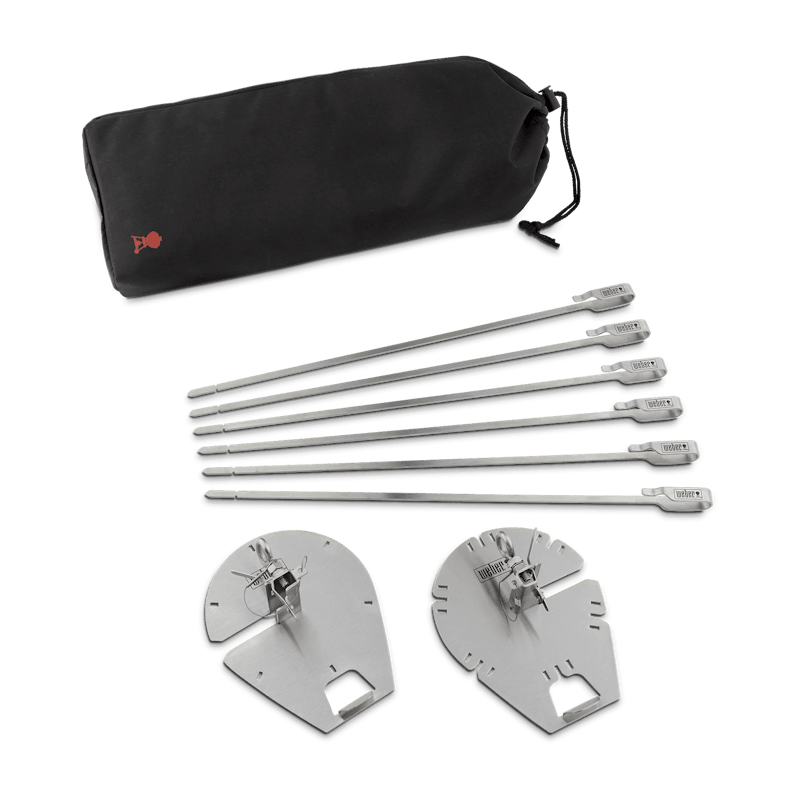 Weber Crafted Rotisserie Skewers | BBQ Rotisseries NZ | Weber NZ | BBQ Accessories | Outdoor Concepts