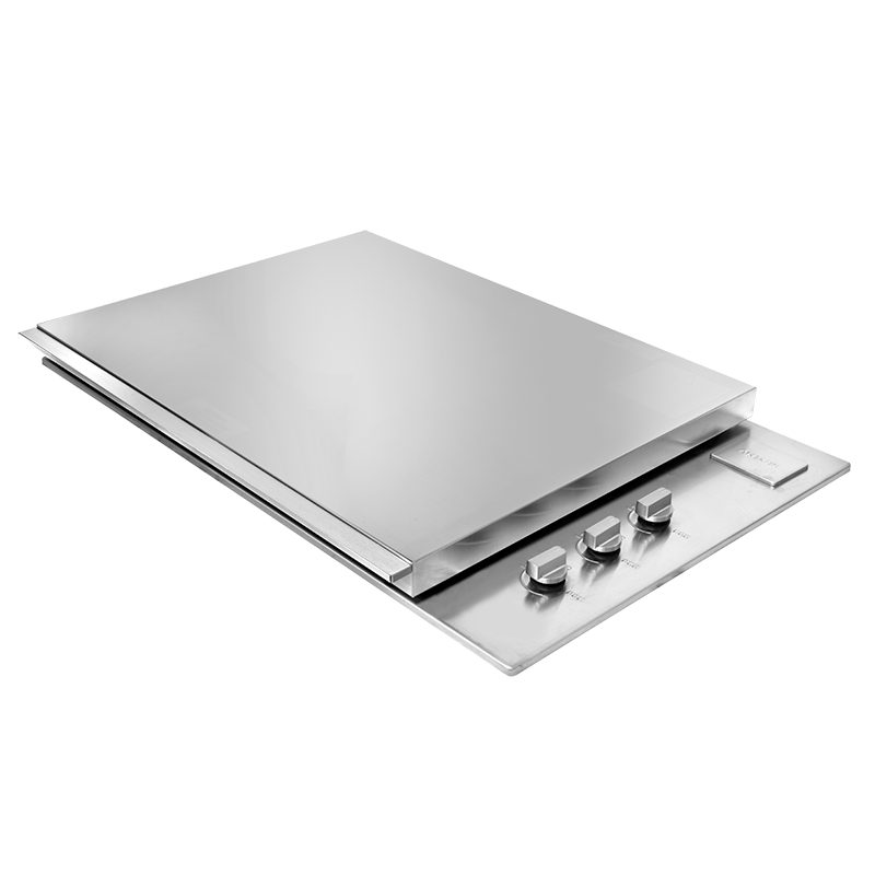 Artusi 80cm 316 Stainless Steel BBQ Flat Lid | Built In Gas BBQs NZ | Artusi NZ | Built-in BBQs,Components,Outdoor Kitchen | Outdoor Concepts