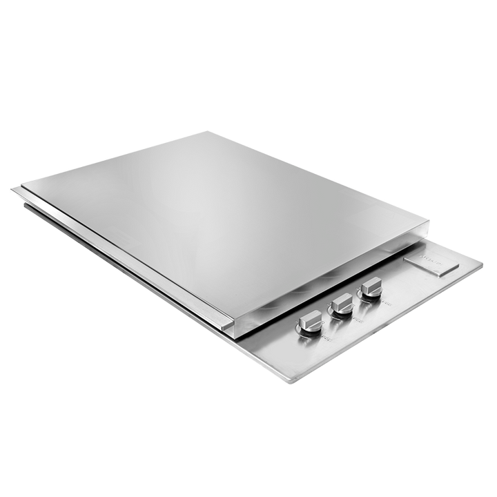 Artusi 80cm 316 Stainless Steel BBQ Flat Lid | Built In Gas BBQs NZ | Artusi NZ | Built-in BBQs, Components, Outdoor Kitchen | Outdoor Concepts