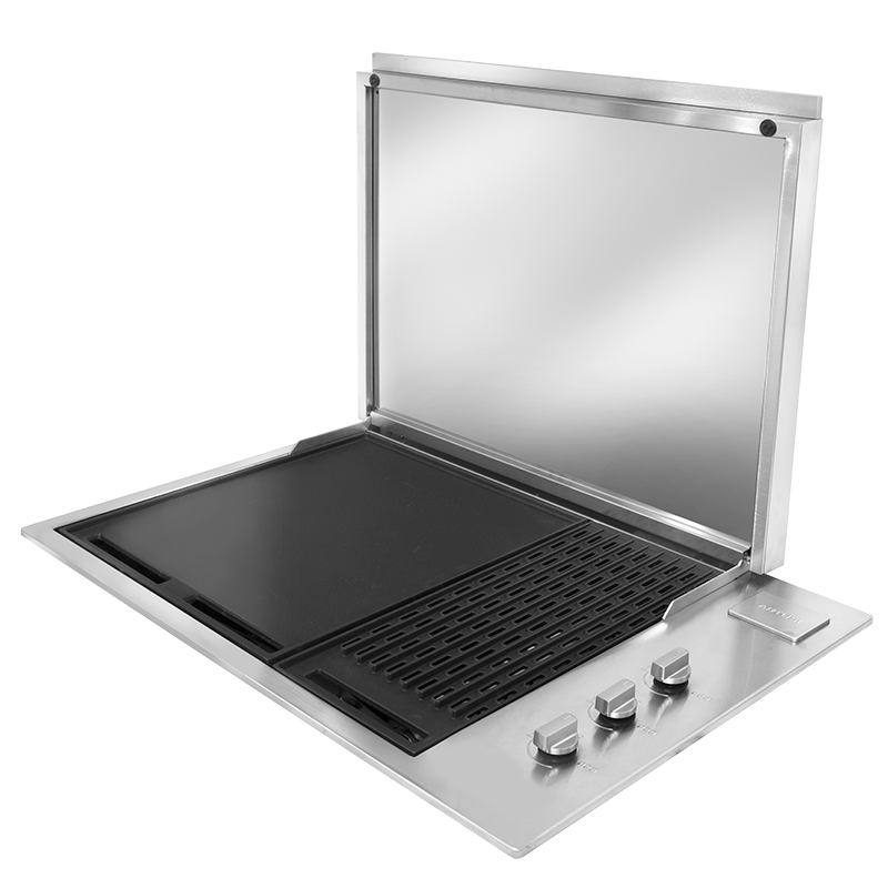 Artusi 80cm 316 Stainless Steel BBQ Flat Lid | Built In Gas BBQs NZ | Artusi NZ | Built-in BBQs,Components,Outdoor Kitchen | Outdoor Concepts