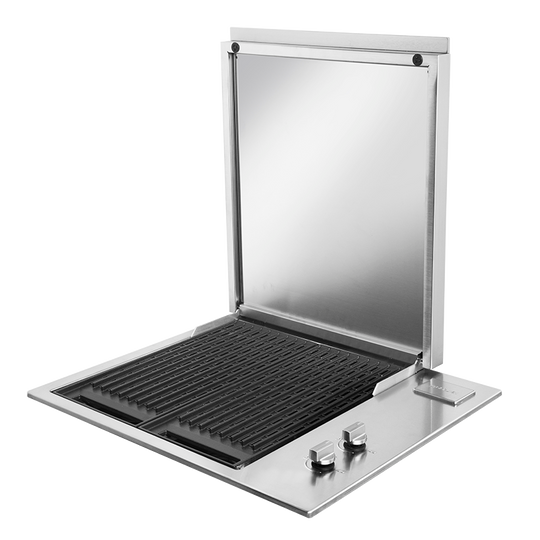 Artusi 60cm 2 Burner Built-In Gas BBQ - Stainless Steel | Built In Gas BBQs NZ | Artusi NZ | Built-in BBQs,Gas BBQ,Outdoor Kitchen | Outdoor Concepts