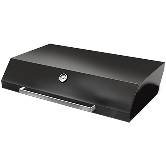 Artusi BBQ Gloss Black Roasting Dome/ Hood - For the Gloss Black 104cm 4 Burner Built-In Gas BBQ | Built In Gas BBQs NZ | Artusi NZ | Built-in BBQs,Components,Outdoor Kitchen | Outdoor Concepts