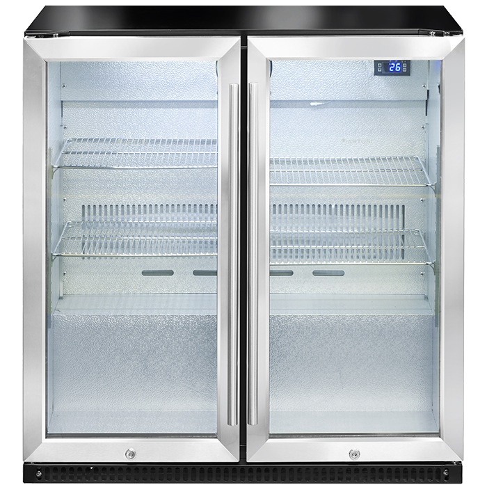 Artusi Double-Door Outdoor Refrigerator - Stainless Steel | Outdoor Kitchen NZ | Artusi NZ | | Outdoor Concepts