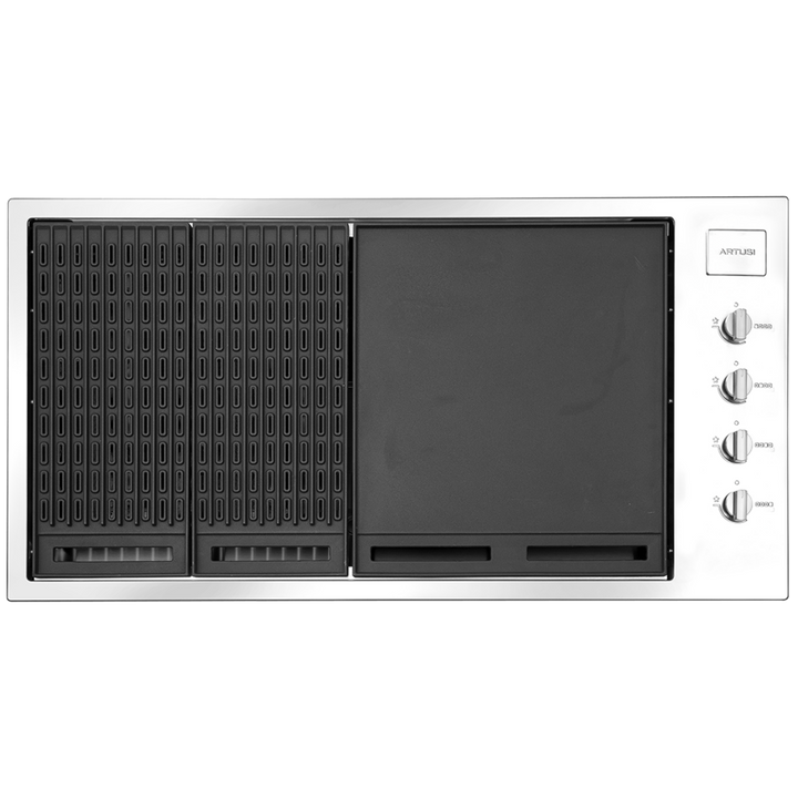 Artusi 104cm 4 Burner Built-In Gas BBQ - Stainless Steel | Built In Gas BBQs NZ | Artusi NZ | 4 Burners,Built-in BBQs,Gas BBQ,Outdoor Kitchen | Outdoor Concepts