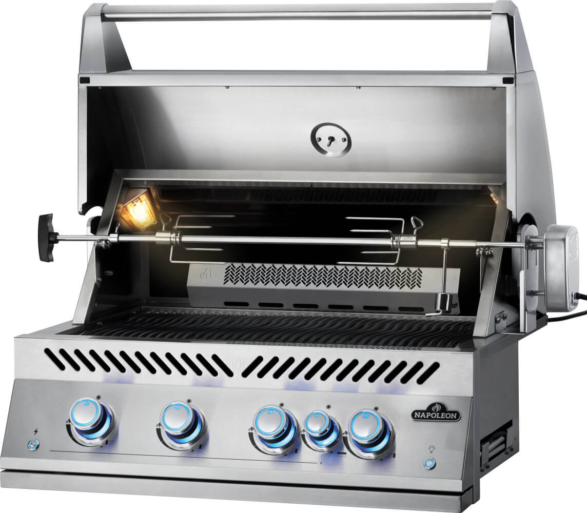 Napoleon Built-In 700 Series 32-inch Gas Grill with Rear Infrared Burner (Natural Gas) | Built In Gas BBQs NZ | Napoleon NZ | 700 Series gas grill,Built-in BBQs,Gas BBQ,Napoleon built-in gas grill,natural gas grill,outdoor kitchen grill,rear infrared burner | Outdoor Concepts