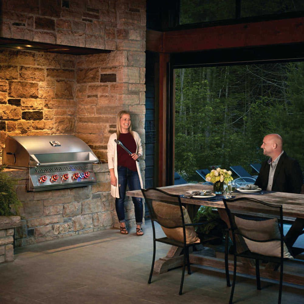 Napoleon Built-In 700 Series 38-inch Gas Grill with Rear Infrared Burner (Natural Gas) | Built In Gas BBQs NZ | Napoleon NZ | 700 Series gas grill,Built-in BBQs,Gas BBQ,Napoleon built-in gas grill,natural gas grill,outdoor built-in grill,rear infrared burner grill | Outdoor Concepts