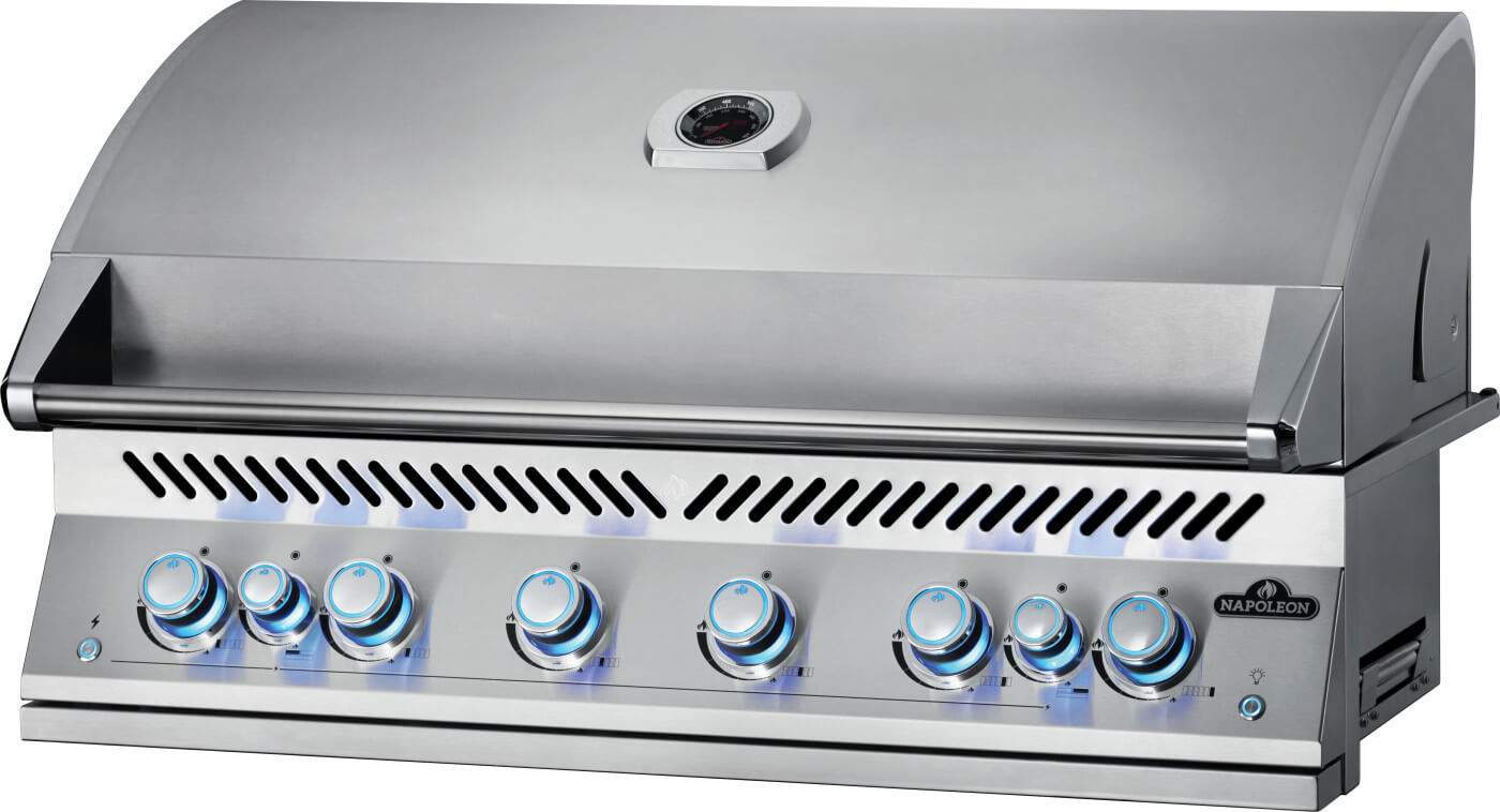 Napoleon Built-In 700 Series 44-inch Gas Grill with Rear Infrared Burner (Natural Gas) | Built In Gas BBQs NZ | Napoleon NZ | Built-in BBQs,Gas BBQ,Napoleon Built-In 700 Series,natural gas grill,outdoor kitchen grill,rear infrared burner,WAVE cooking grids | Outdoor Concepts