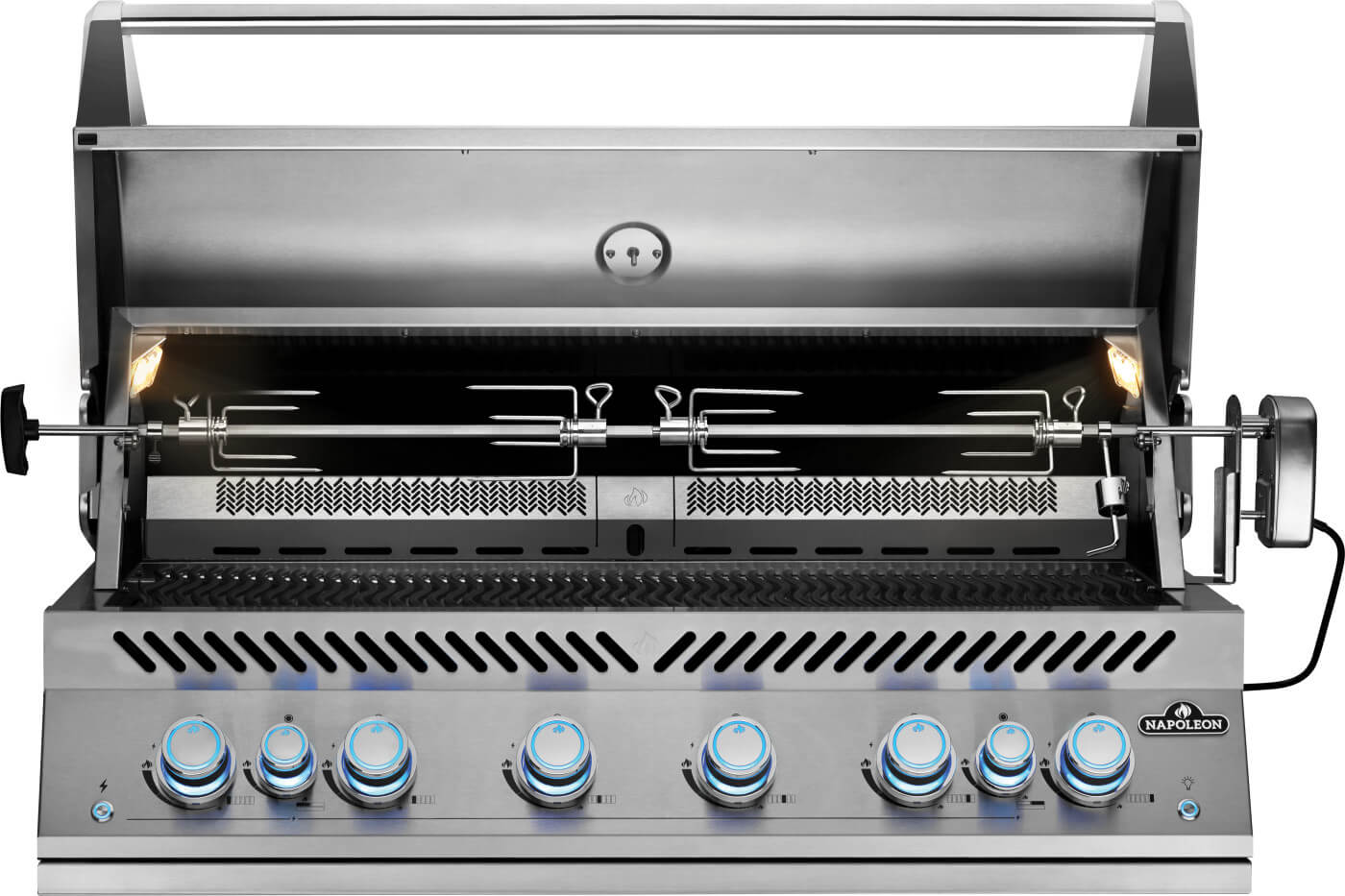 Napoleon Built-In 700 Series 44-inch Gas Grill with Rear Infrared Burner (Natural Gas) | Built In Gas BBQs NZ | Napoleon NZ | Built-in BBQs,Gas BBQ,Napoleon Built-In 700 Series,natural gas grill,outdoor kitchen grill,rear infrared burner,WAVE cooking grids | Outdoor Concepts