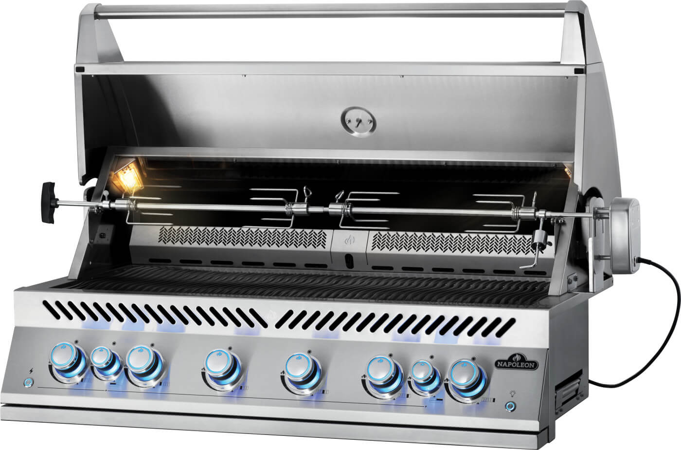 Napoleon Built-In 700 Series 44-inch Gas Grill with Rear Infrared Burner (Natural Gas) | Built In Gas BBQs NZ | Napoleon NZ | Built-in BBQs,Gas BBQ,Napoleon Built-In 700 Series,natural gas grill,outdoor kitchen grill,rear infrared burner,WAVE cooking grids | Outdoor Concepts