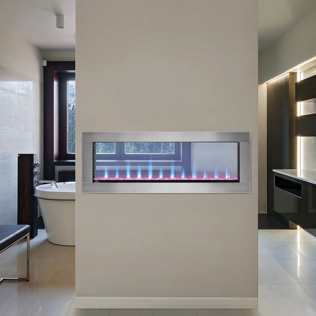 Napoleon CLEARion Elite See through Build-in Electric Fireplace