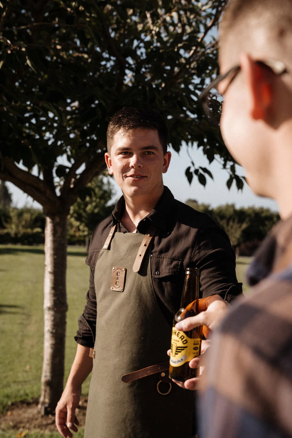 Coral and Cam Canvas / Leather Apron | BBQ Aprons NZ | Coral and Cam NZ | | Outdoor Concepts