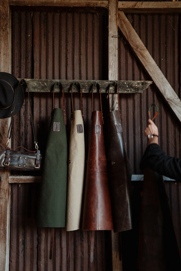 Coral and Cam Canvas / Leather Apron | BBQ Aprons NZ | Coral and Cam NZ | | Outdoor Concepts