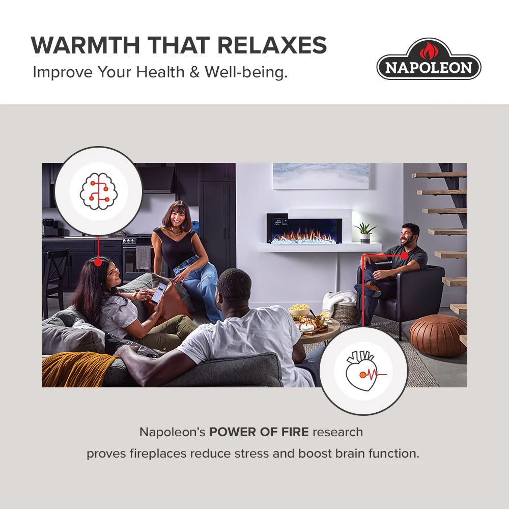 Napoleon Entice Wall-Hanging Electric Fireplace | Indoor Fires NZ | Napoleon NZ | | Outdoor Concepts