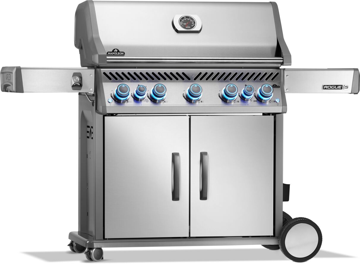 Napoleon Rogue PRO-S 625 RSIB Stainless Steel Propane Gas Grill | Gas BBQs NZ | Napoleon NZ | Gas BBQ,infrared sear station,Napoleon gas grill,Napoleon Rogue PRO-S 625,outdoor gas grill,rear infrared rotisserie burner,Rogue PRO-S 625 RSIB,stainless steel propane grill,WAVE cooking grids | Outdoor Concepts