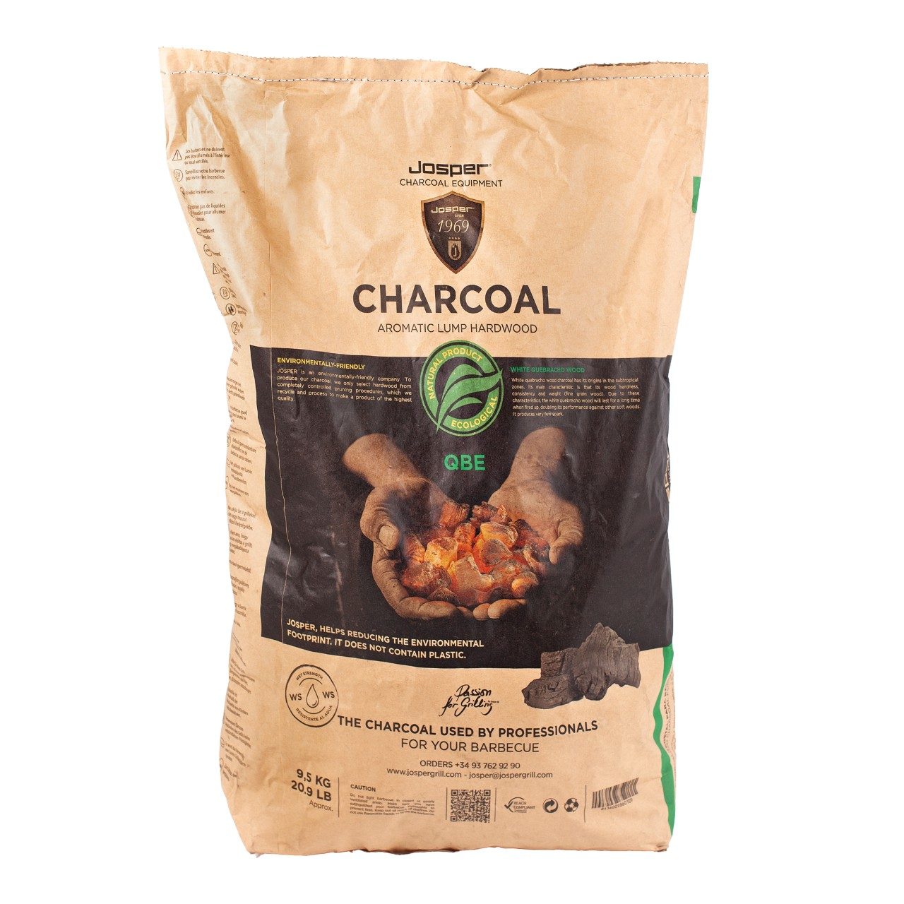 Josper Quebracho Blanco Lump Wood Charcoal 9.5kg | Charcoal NZ | Outdoor Concepts NZ | | Outdoor Concepts