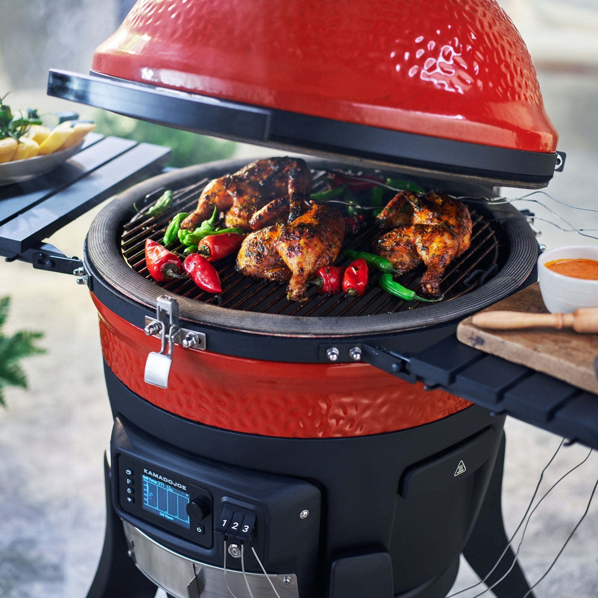 Kamado Joe Konnected Joe™ Digital Charcoal Grill & Smoker | Charcoal BBQs NZ | Kamado Joe NZ | Smokers | Outdoor Concepts