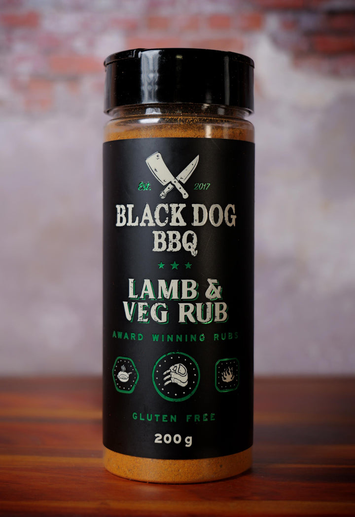 Black Dog BBQ Lamb & Veg Rub Seasoning 200g | BBQ Rubs & Sauces NZ | Black Dog BBQ NZ | Accessories, BBQ Accessories | Outdoor Concepts