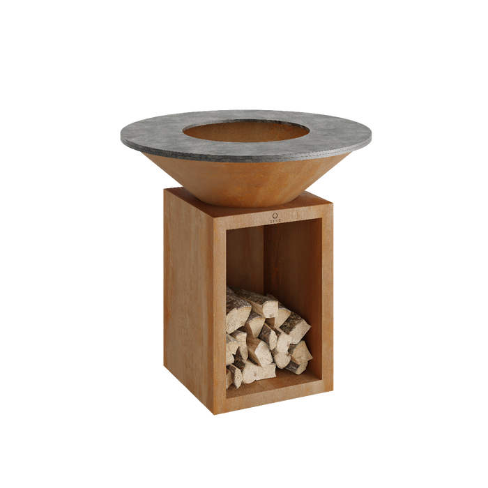 OFYR® 100/100 Corten Storage | Outdoor Fires NZ | Ofyr NZ | BBQ,firepit,Wood Fires | Outdoor Concepts