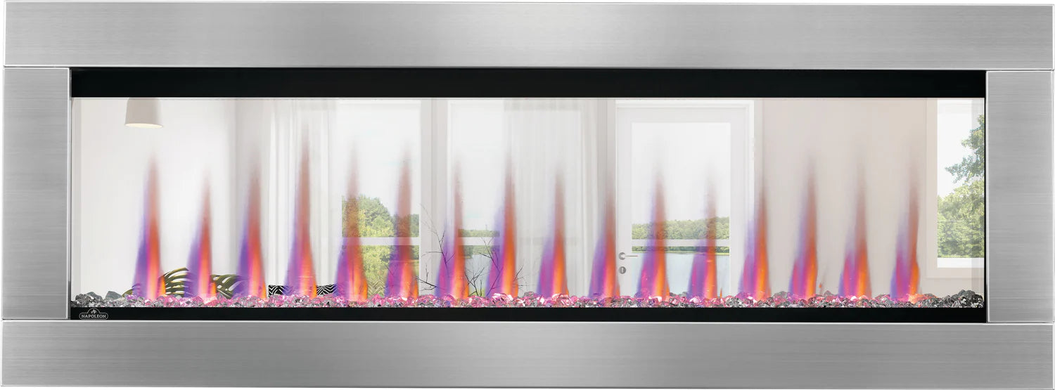 Napoleon CLEARion Elite See through Build-in Electric Fireplace