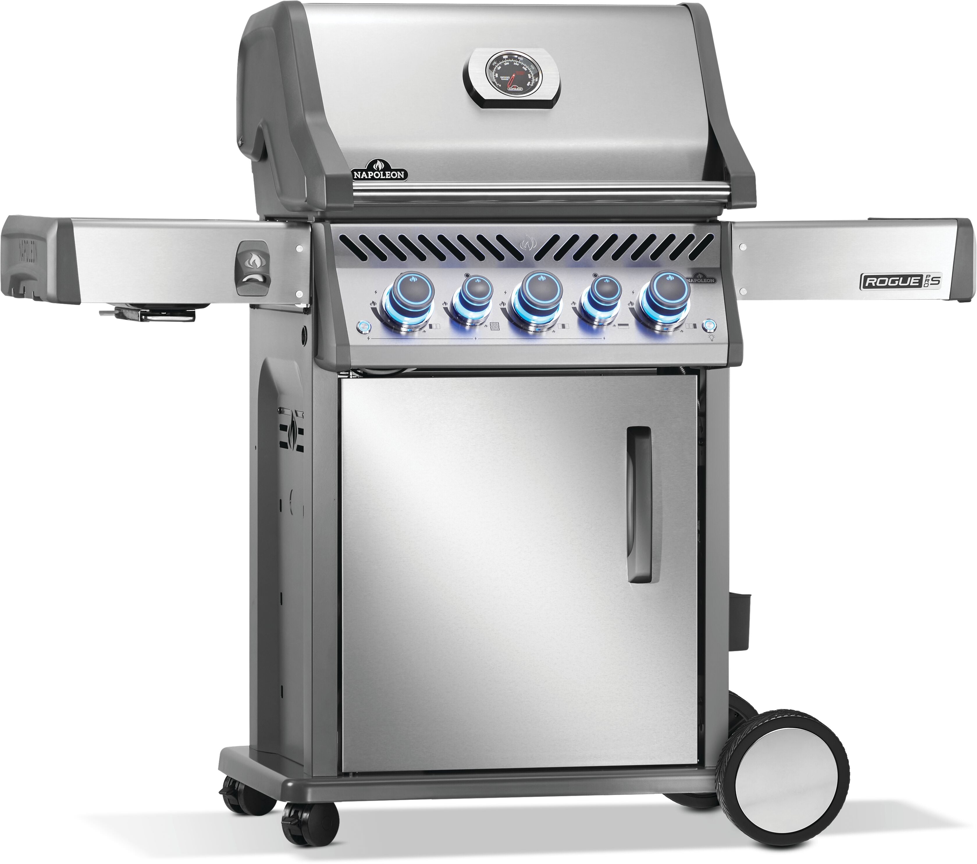 Napoleon Rogue PRO-S 425 RSIB Stainless Steel Propane Gas Grill | Gas BBQs NZ | Napoleon NZ | Gas BBQ,infrared sear station,Napoleon Rogue PRO-S 425,outdoor gas grill,rear rotisserie burner,RSIB grill,stainless steel propane gas grill,WAVE cooking grids | Outdoor Concepts