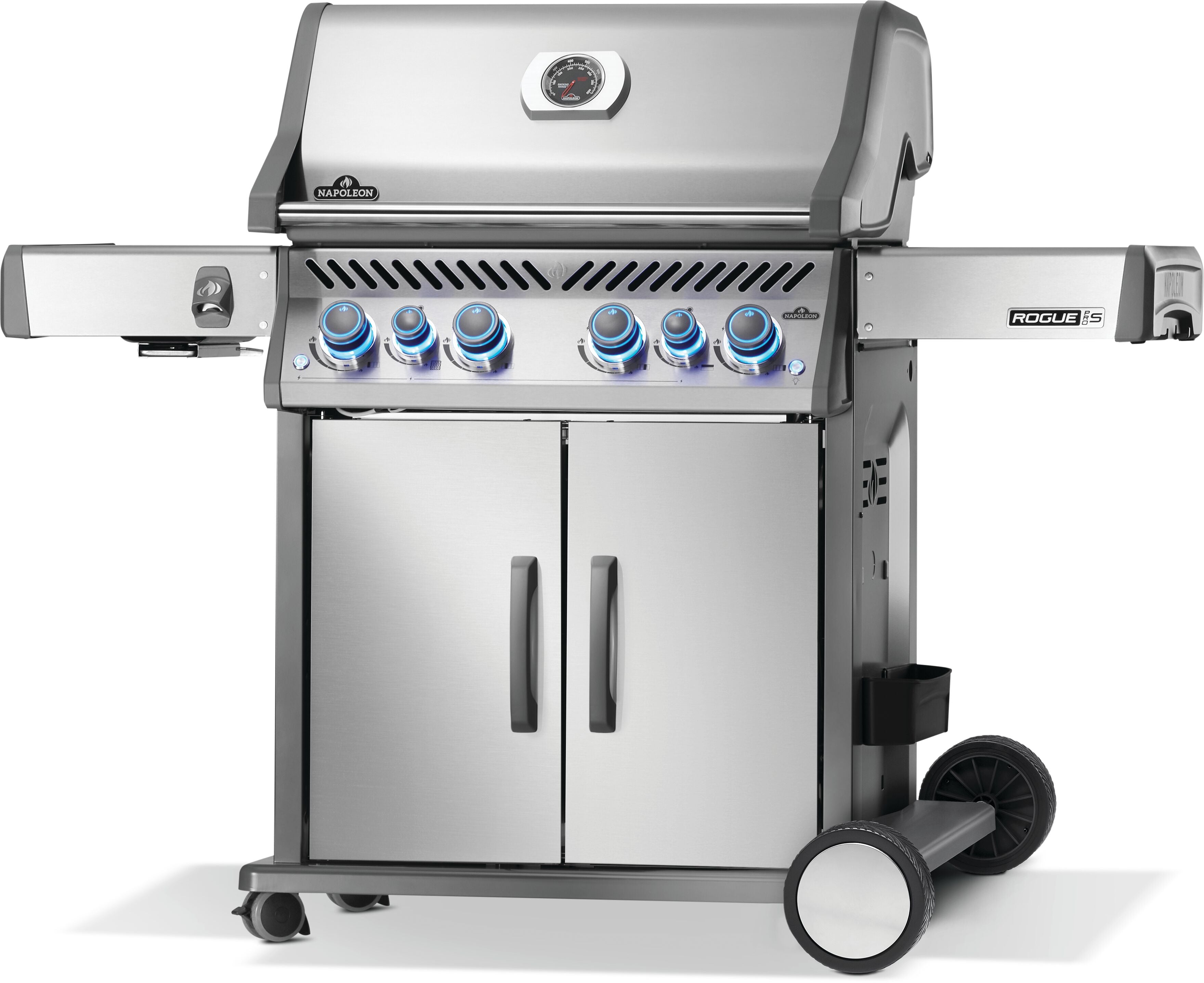 Napoleon Rogue PRO-S 525 RSIB Stainless Steel Propane Gas Grill | Gas BBQs NZ | Napoleon NZ | Gas BBQ,infrared sear station,Napoleon Rogue PRO-S 525,outdoor grill,rear rotisserie burner,RSIB gas grill,stainless steel propane gas grill,WAVE cooking grids | Outdoor Concepts